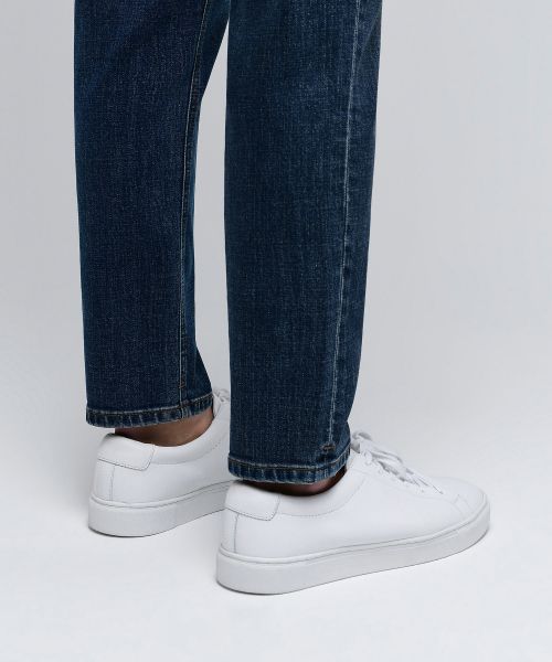 MUSINSA STANDARD（ムシンサスタンダード）の「スリムクロップドデニムパンツ[ミディアムインディゴ]（デニムパンツ・メンズ・その他・33/26/27/28/29/40/34/32/30/31/38/36）」の6枚目の写真