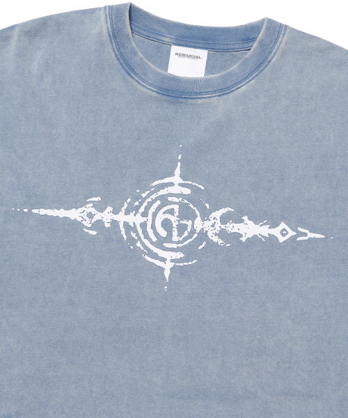 NOMANUAL（NOMANUAL）の「S.G WASHED LONG SLEEVE TEE - WASHED BLUE（Tシャツ/カットソー・レディース・その他・X-LARGE/MEDIUM/LARGE）」の5枚目の写真