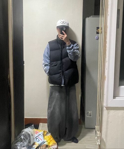 NOMANUAL（NOMANUAL）の「S.G WASHED LONG SLEEVE TEE - WASHED BLUE（Tシャツ/カットソー・レディース・その他・X-LARGE/MEDIUM/LARGE）」の8枚目の写真