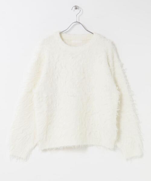 SENSE OF PLACE by URBAN RESEARCH（センスオブプレイスバイアーバンリサーチ）の「『洗濯可』シャギークルーネックニット（ニット/セーター・メンズ・レッド/オフホワイト/チャコールグレー・MEDIUM/LARGE）」の14枚目の写真