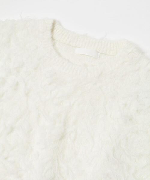 SENSE OF PLACE by URBAN RESEARCH（センスオブプレイスバイアーバンリサーチ）の「『洗濯可』シャギークルーネックニット（ニット/セーター・メンズ・レッド/オフホワイト/チャコールグレー・MEDIUM/LARGE）」の15枚目の写真