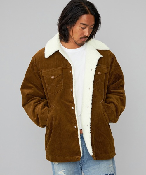 Lee（リー）の「Wrangler/ラングラー【暖】WRANGE COAT / ランチコート（ステンカラーコート・メンズ・ライトアッシュグレー/ブラウン/ネイビー・SMALL/MEDIUM/LARGE/X-LARGE）」の4枚目の写真