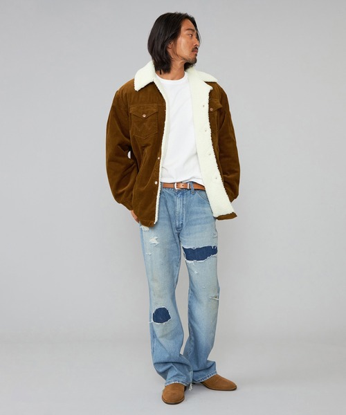 Lee（リー）の「Wrangler/ラングラー【暖】WRANGE COAT / ランチコート（ステンカラーコート・メンズ・ライトアッシュグレー/ブラウン/ネイビー・SMALL/MEDIUM/LARGE/X-LARGE）」の14枚目の写真