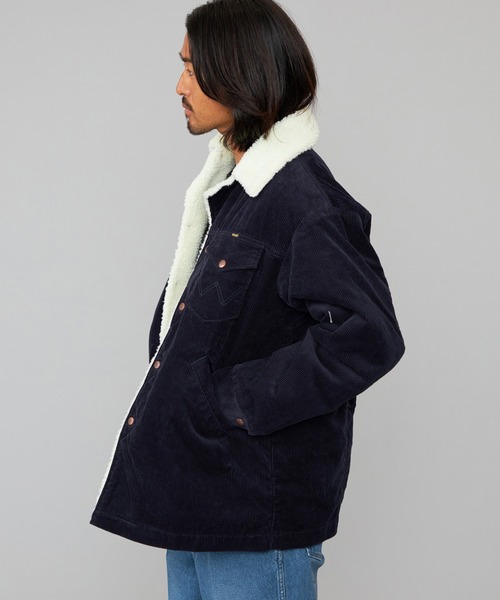 Lee（リー）の「Wrangler/ラングラー【暖】WRANGE COAT / ランチコート（ステンカラーコート・メンズ・ライトアッシュグレー/ブラウン/ネイビー・SMALL/MEDIUM/LARGE/X-LARGE）」の17枚目の写真