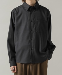 CASPER JOHN | Wool mix basic shirts/ウールミックスベーシックシャツ(シャツ/ブラウス)