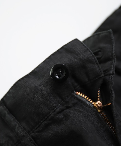 Brocante（ブロカント）の「[Brocante / ブロカント] リネンキャンバス デフォルメパントルパンツ（その他パンツ・レディース・グレイッシュベージュ/ブラック/グリーン・2）」の15枚目の写真