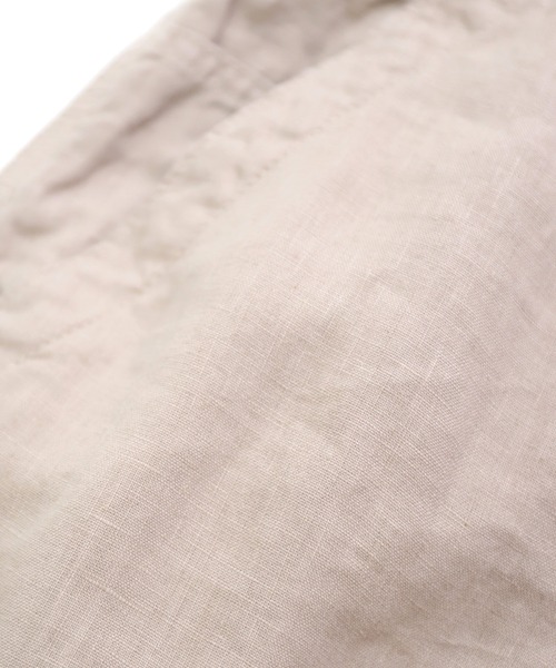 Brocante（ブロカント）の「[Brocante / ブロカント] リネンキャンバス デフォルメパントルパンツ（その他パンツ・レディース・グレイッシュベージュ/ブラック/グリーン・2）」の8枚目の写真