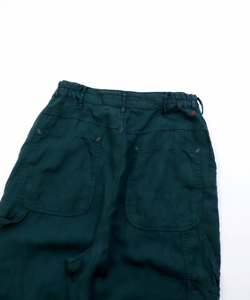 Brocante / ブロカント] リネンキャンバス デフォルメパントルパンツ