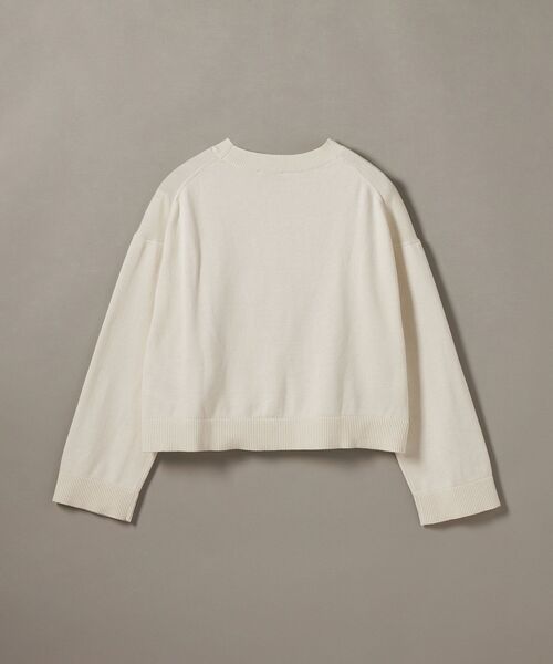 Calvin Klein（カルバン・クライン）の「ニット - ロングスリーブスムースコットンセーター（ニット/セーター・レディース・ブラック/アイボリー・M/S/XS）」の15枚目の写真