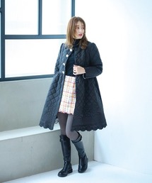 Chesty（チェスティー）の「キルティングフレアーコート（ステンカラーコート）」