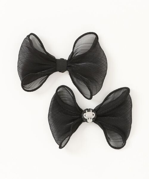 Fin（フィン）の「2WAYリボンフラットシューズ【低反発スポンジ入り】（パンプス・レディース・ブラック/グレー/ブラウン・23cm/23.5cm/24cm/24.5cm/25cm/22.5cm）」の9枚目の写真