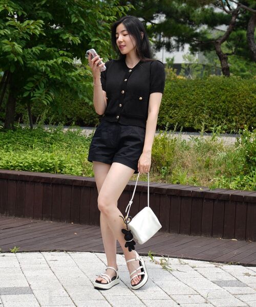 LADY VOLUME（レディーボリューム）の「フォルムロールアップショーツ (ブラック)（その他パンツ・レディース・その他・MEDIUM/SMALL）」の6枚目の写真