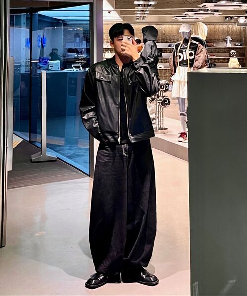 KICHUL(キチョル)の「Light Cotton Balloon fit denim pants (Black)(デニムパンツ・メンズ・その他・X-SMALL/SMALL/MEDIUM/LARGE)」の7枚目の写真