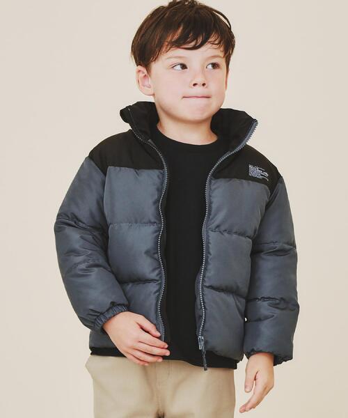 THE SHOP TK （ザ ショップ ティーケー ）の「【110-160】スタンドネック中綿ブルゾン（ブルゾン・キッズ・チャコールグレー/ブラック/アイボリー系・11/12/15 /13/14/16）」の10枚目の写真