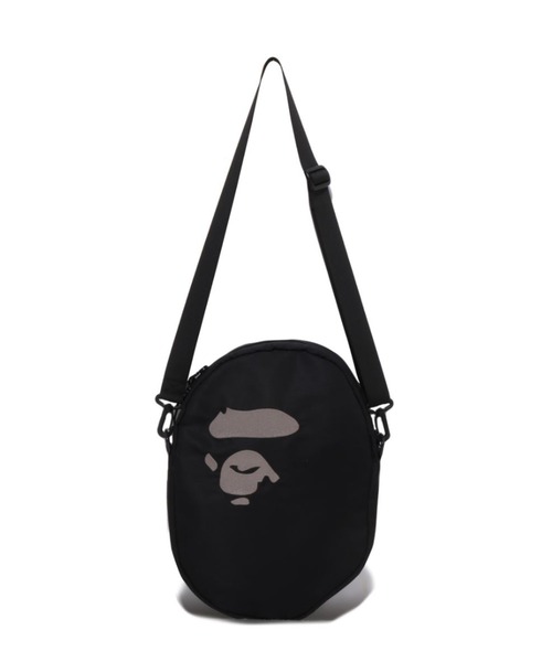A BATHING APE（アベイシングエイプ）の「BIG APE HEAD SHOULDER BAG（ショルダーバッグ・メンズ・ブラック/ブラウン・FREE）」の2枚目の写真