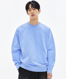 SOVERMENT（ソヴメント）の「980g ピグメントマンツーマン -コンフラワーブルー-（スウェット）」