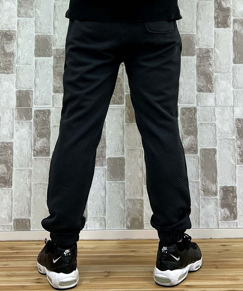 TopIsm(トップイズム)の「ジャガード無地 スウェットパンツ(スウェットパンツ・メンズ・アイボリー/ブラック/チャコールグレー・M/L/LL)」の11枚目の写真