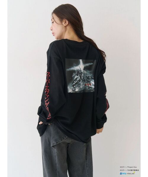 CALNAMUR（カルナムール）の「【エヴァンゲリオンコラボ】EVAスーパーエヴァ ロングスリーブＴシャツ（Tシャツ/カットソー・レディース・ブラック/ホワイト・X-LARGE/FREE）」の2枚目の写真
