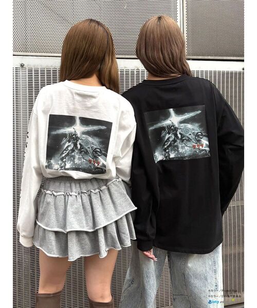 CALNAMUR（カルナムール）の「【エヴァンゲリオンコラボ】EVAスーパーエヴァ ロングスリーブＴシャツ（Tシャツ/カットソー・レディース・ブラック/ホワイト・X-LARGE/FREE）」の3枚目の写真