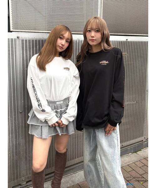 CALNAMUR（カルナムール）の「【エヴァンゲリオンコラボ】EVAスーパーエヴァ ロングスリーブＴシャツ（Tシャツ/カットソー・レディース・ブラック/ホワイト・X-LARGE/FREE）」の4枚目の写真
