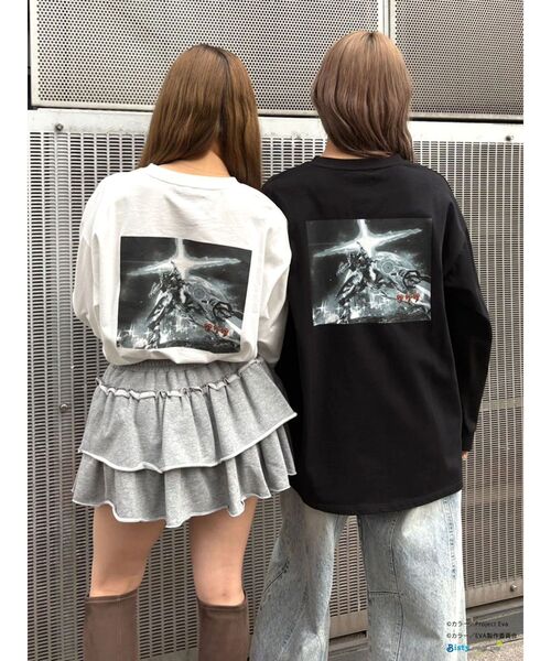 CALNAMUR（カルナムール）の「【エヴァンゲリオンコラボ】EVAスーパーエヴァ ロングスリーブＴシャツ（Tシャツ/カットソー・レディース・ブラック/ホワイト・X-LARGE/FREE）」の6枚目の写真