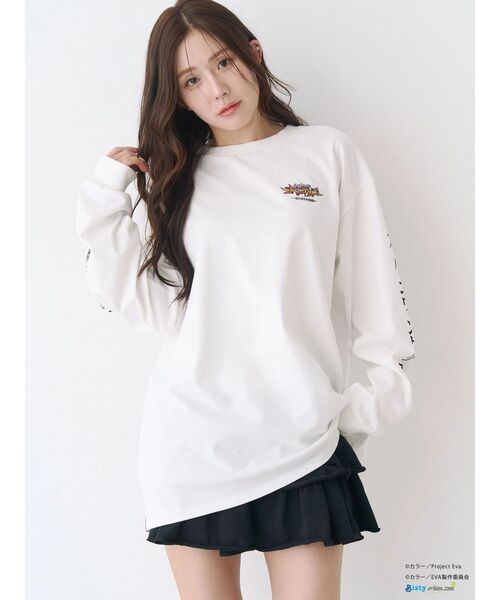 CALNAMUR（カルナムール）の「【エヴァンゲリオンコラボ】EVAスーパーエヴァ ロングスリーブＴシャツ（Tシャツ/カットソー・レディース・ブラック/ホワイト・X-LARGE/FREE）」の11枚目の写真