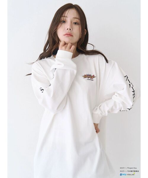 CALNAMUR（カルナムール）の「【エヴァンゲリオンコラボ】EVAスーパーエヴァ ロングスリーブＴシャツ（Tシャツ/カットソー・レディース・ブラック/ホワイト・X-LARGE/FREE）」の17枚目の写真