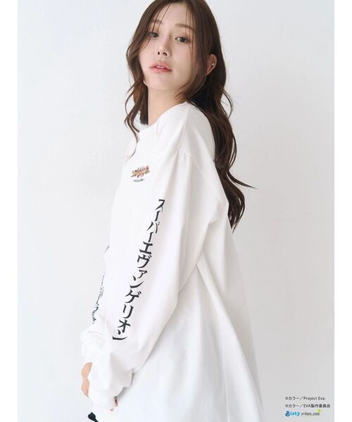 CALNAMUR（カルナムール）の「【エヴァンゲリオンコラボ】EVAスーパーエヴァ ロングスリーブＴシャツ（Tシャツ/カットソー・レディース・ブラック/ホワイト・X-LARGE/FREE）」の18枚目の写真
