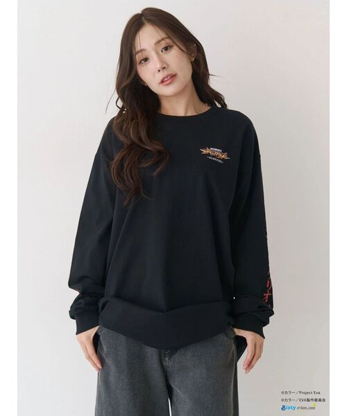CALNAMUR（カルナムール）の「【エヴァンゲリオンコラボ】EVAスーパーエヴァ ロングスリーブＴシャツ（Tシャツ/カットソー・レディース・ブラック/ホワイト・X-LARGE/FREE）」の21枚目の写真