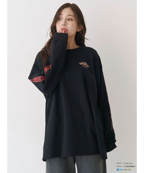 CALNAMUR（カルナムール）の「【エヴァンゲリオンコラボ】EVAスーパーエヴァ ロングスリーブＴシャツ（Tシャツ/カットソー・レディース・ブラック/ホワイト・X-LARGE/FREE）」の22枚目の写真