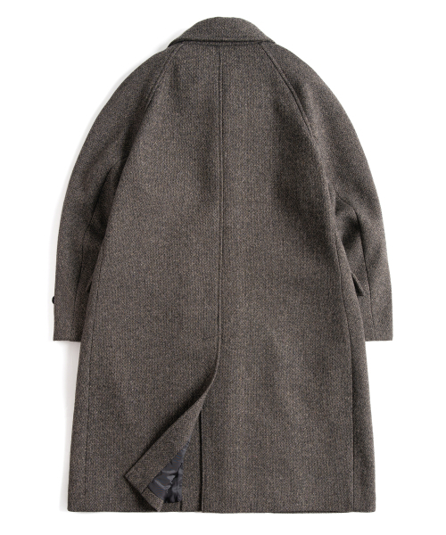 WILD BRICKS(ワイルドブリックス)の「AW OVERSIZED LIBRARY COAT (warm grey)(チェスターコート・メンズ・その他・LARGE/MEDIUM)」の3枚目の写真