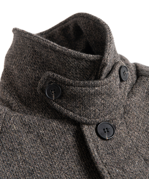 WILD BRICKS(ワイルドブリックス)の「AW OVERSIZED LIBRARY COAT (warm grey)(チェスターコート・メンズ・その他・LARGE/MEDIUM)」の6枚目の写真