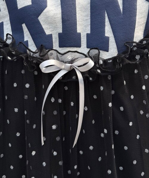 CIAOPANIC（チャオパニック）の「ラメドットチュールチュニックキャミワンピース（チュニック・レディース・ブラック/アイボリー/グレー・ONE SIZE）」の5枚目の写真