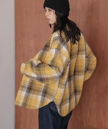 La-gemme（ラジェム）の「裏起毛 チェック柄シャツ（シャツ/ブラウス）」