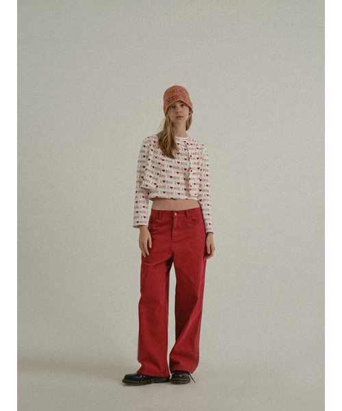 SUNDAY FRUIT MARKET（サンデーフルーツマーケット）の「W) I LOVE SUN CARDIGAN IVORY（カーディガン/ボレロ・レディース・その他・SMALL/MEDIUM）」の6枚目の写真