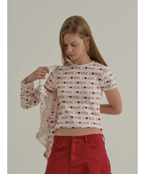 SUNDAY FRUIT MARKET（サンデーフルーツマーケット）の「W) I LOVE SUN CARDIGAN IVORY（カーディガン/ボレロ・レディース・その他・SMALL/MEDIUM）」の9枚目の写真