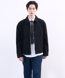 PLAC（プラック）の「ポケットカットアウトディテールオックスフォードジャケットブラック（その他アウター）」