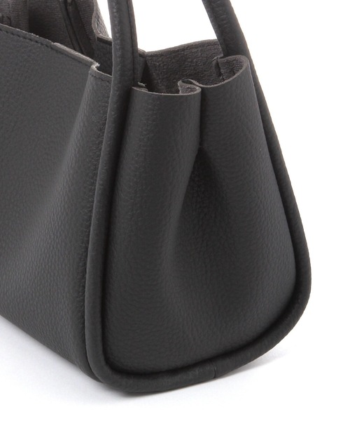 GEORGE'S（ジョージズ）の「ポーチ付きミニハンドBAG（ハンドバッグ・レディース・ブラック/ブラウン・FREE）」の12枚目の写真