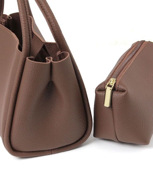 GEORGE'S（ジョージズ）の「ポーチ付きミニハンドBAG（ハンドバッグ・レディース・ブラック/ブラウン・FREE）」の20枚目の写真