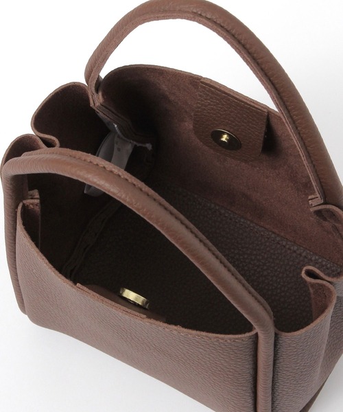 GEORGE'S（ジョージズ）の「ポーチ付きミニハンドBAG（ハンドバッグ・レディース・ブラック/ブラウン・FREE）」の21枚目の写真