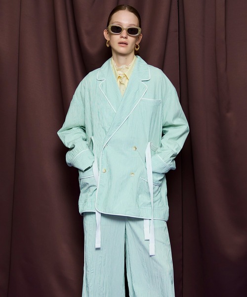 ジャケット・アウター Cotton pajama shirt jacket 2026SPRING PRE-ORDER】Pajama Shirt Jacket/パジャマシャツジャケット