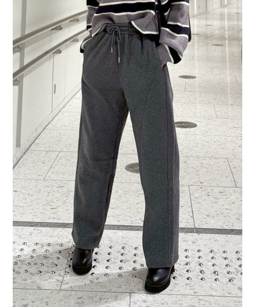 Day and Grade(デイアンドグレイド)の「【Shihoセレクト】裏起毛立体カーブパンツ / ストレッチ・スウェットパンツ(スウェットパンツ・レディース・ネイビー/グレー/ブラック・FREE)」の16枚目の写真