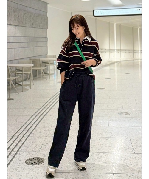 Day and Grade(デイアンドグレイド)の「【Shihoセレクト】裏起毛立体カーブパンツ / ストレッチ・スウェットパンツ(スウェットパンツ・レディース・ネイビー/グレー/ブラック・FREE)」の22枚目の写真