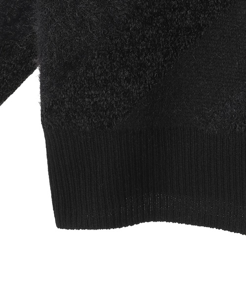 TOGA PULLA（トーガ　プルラ）の「TOGA PULLA Regimental knit pullover TZ252-XN965（ニット/セーター・レディース・ブラック/グレー・SMALL）」の4枚目の写真