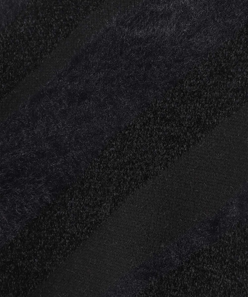 TOGA PULLA（トーガ　プルラ）の「TOGA PULLA Regimental knit pullover TZ252-XN965（ニット/セーター・レディース・ブラック/グレー・SMALL）」の6枚目の写真