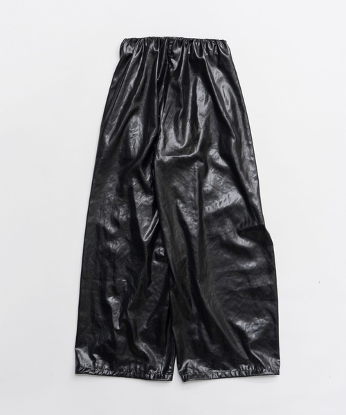 PRANK PROJECT（プランクプロジェクト）の「【2026Spring Pre-Order】レザーサテンパンツ / Leather Satin Pants（その他パンツ・レディース・ブラック/ブラウン・36/38）」の14枚目の写真