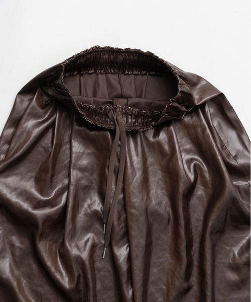 PRANK PROJECT（プランクプロジェクト）の「【2026Spring Pre-Order】レザーサテンパンツ / Leather Satin Pants（その他パンツ・レディース・ブラック/ブラウン・36/38）」の18枚目の写真