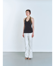 Glossy Silky Pants Snowy Mint