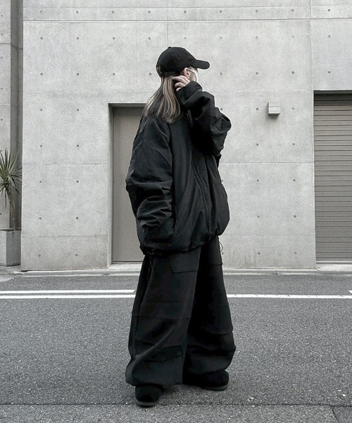 YACA(ヤーカ)の「Fleece Over Reversible JK/フリースオーバーリバーシブルジャケット【unisex item】(その他アウター・レディース・グレー/ブラック・FREE)」の5枚目の写真