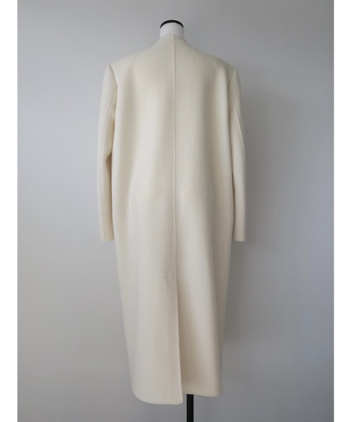 AMOMMA（アモマ）の「CASHMERE PADDED LONG COAT（チェスターコート・レディース・アイボリー・FREE）」の12枚目の写真